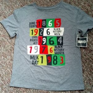 NWT Target Bridgeforth Farms Black History Month Juneteenth TShirt